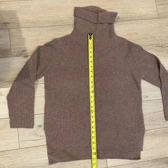 Nordstrom Women's Signature Funnel Neck Tunic Lux Sweater 100%‎ Cashmere S NWOT - Picture 8 of 11